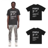 Multi-Letter Printed Loose-Fit Short Sleeve