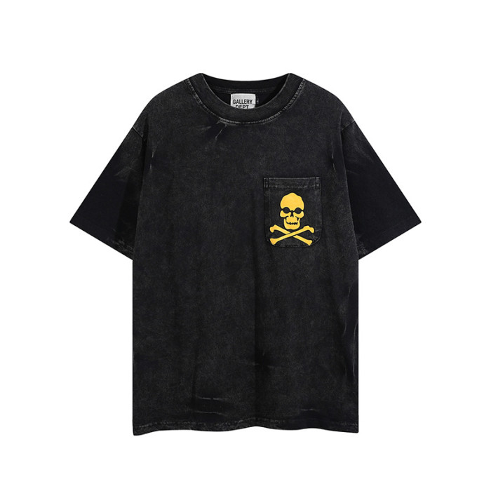 Letter Skull Print Short Sleeve T-shirt
