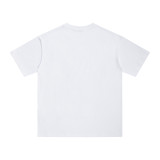 Square Skull Dark Print Loose Short Sleeve T-shirt