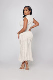 Chic Sun Protection Cover-Up Beach Maxi Dress & Knit Dress