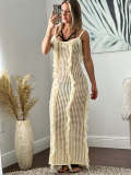 Chic Sun Protection Cover-Up Beach Maxi Skirt & Knit Dress
