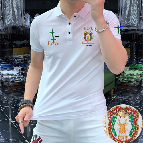 Embroidered Men's Short-Sleeve T-Shirt