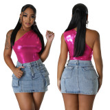 Women Denim Mini Skirt