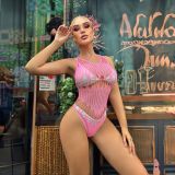 Fluorescent Night Glow Hollow Out Sling Sexy Lingerie Mesh Luminous Fishnet Lingerie