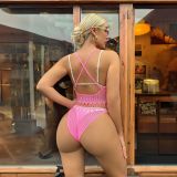 Fluorescent Night Glow Hollow Out Sling Sexy Lingerie Mesh Luminous Fishnet Lingerie