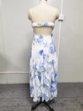 Women Elegant Off-Shoulder Maxi Evening Gown
