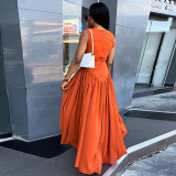 Unique Captivating Sleeveless Midi Dress