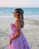 Elegant Lace Long Evening Gown