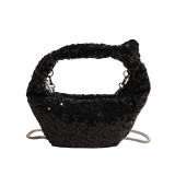 Unique Glittering Evening Clutch Trendy Crossbody Bag