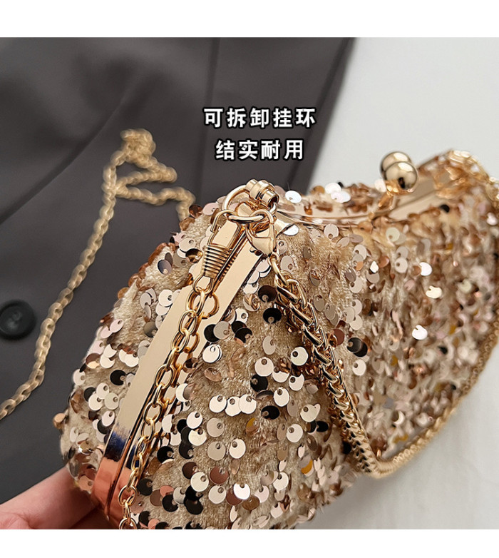 Exquisite Luxury Tote Handbag with Shoulder Strap and Chain