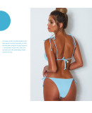 Slimming Gathered Two-Piece Bikini