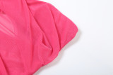 IHOOV Alluring Backless One-Shoulder Bodycon Dress