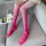 Gradient Ombre Fishnet Stockings