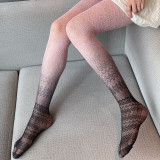 Gradient Ombre Fishnet Stockings