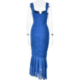 Adjustable Spaghetti Straps Simple and Elegant Slip Dress