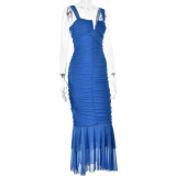 Adjustable Spaghetti Straps Simple and Elegant Slip Dress