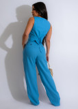 Ihoov Linen Two-piece Vest and Waistcoat Set - Perfect for Office and Commute