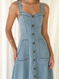 IHOOV Alluring and Versatile Backless Midi Dress