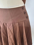 IHOOV Unique Sleeveless Summer Tank Top and Pleated Mini Skirt Two-Piece Set