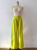 IHOOV Graceful Straight-Leg High-Waisted Trousers
