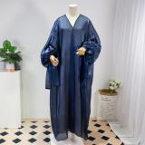 IHOOV Elegant Muslim Abaya Dress for Women