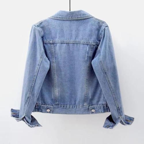 Ihoov Versatile Denim Jacket with Long Sleeves