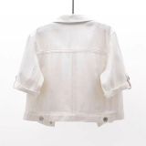 IHOOV Versatile Denim Crop Jacket