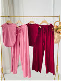IHOOV Casual Sleeveless Sweater and Pants Set