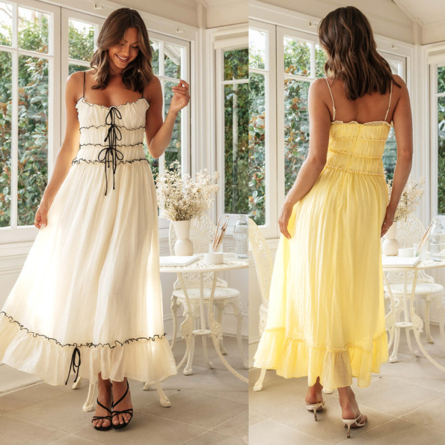 IHOOV Captivating Patchwork Maxi Dress