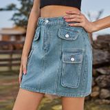 ihoov Versatile Denim Skirt