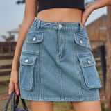 ihoov Versatile Denim Skirt
