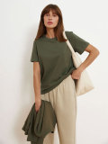 Ihoov Cozy Cotton Crew Neck Tee