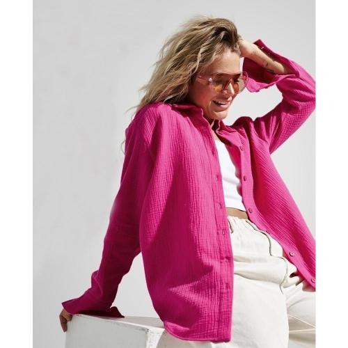 IHOOV Exquisite Cotton Crepe Long Sleeve Shirt