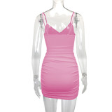 Alluring ihoov Criss-Cross Strap Cutout Mini Dress