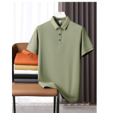 Ihoov Men's Short-sleeved Business Casual Polo Shirt