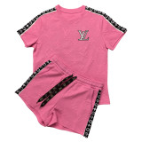 Embroidered Shorts Set for Women