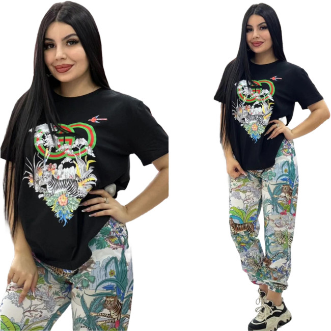 Fashionable Casual Loose Harem Pants Set
