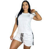 Embroidered Shorts Set for Women
