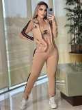 Embroidered Athleisure Three-Piece Hoodie Set