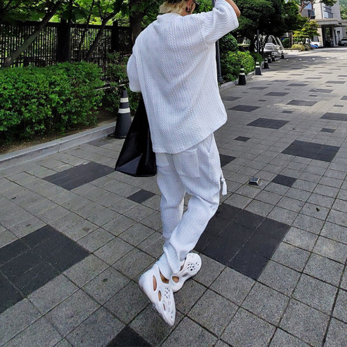 Loose Fit Summer Men's Short Sleeve T-shirt and Pants Set