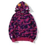Shark Camouflage Zip-Up Hoodie
