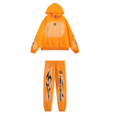 Casual Hooded Sweatshirt Set