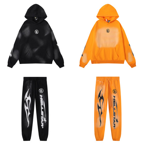 Casual Hooded Sweatshirt Set