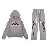 Casual Hooded Sweatshirt Set
