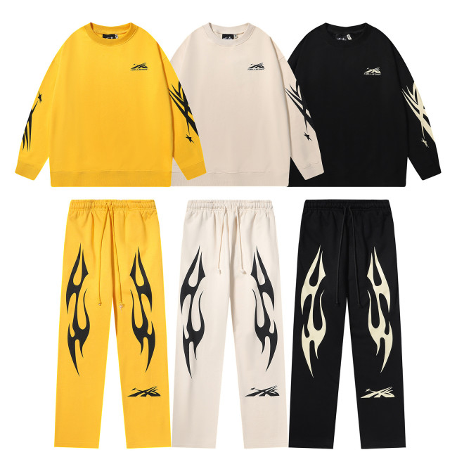 Exclusive Kirin Arm Fleece Crew Neck Sweatshirt and Long Pants Set