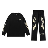 Exclusive Kirin Arm Fleece Crew Neck Sweatshirt and Long Pants Set