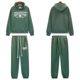 Casual Hooded Sweatshirt Set
