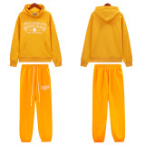 Casual Hooded Sweatshirt Set