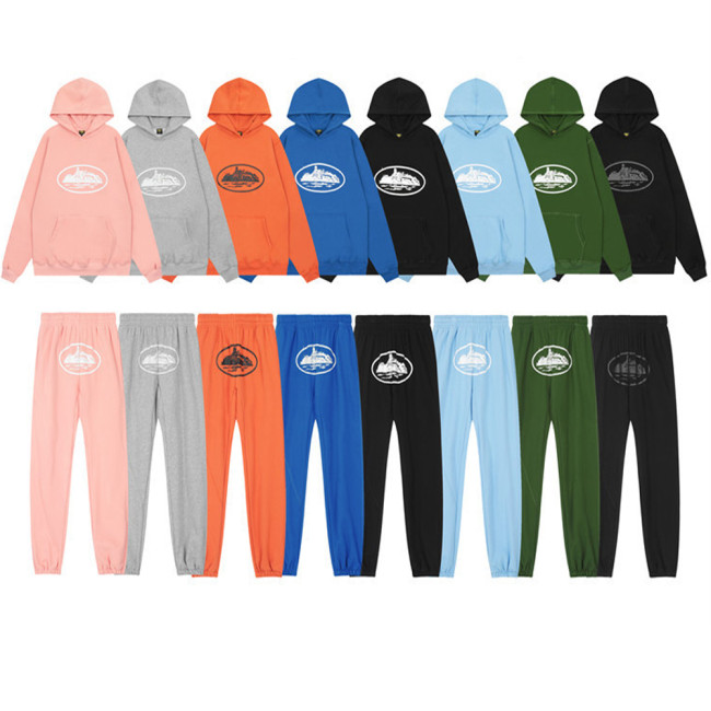Casual Hooded Sweatshirt Set