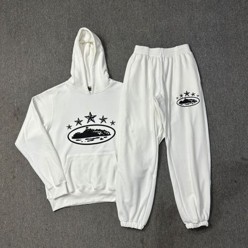 Casual Hooded Sweatshirt Set